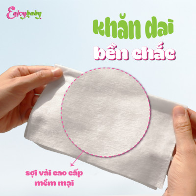 Khăn vải khô đa năng Enjoy cực mềm tiện lợi cho mẹ và bé 750 gram cao cấp