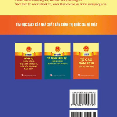 Luật thi hành án hình sự năm 2019 - bản in 2024