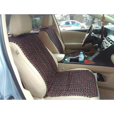 Lót ghế ô tô hạt gỗ trắc