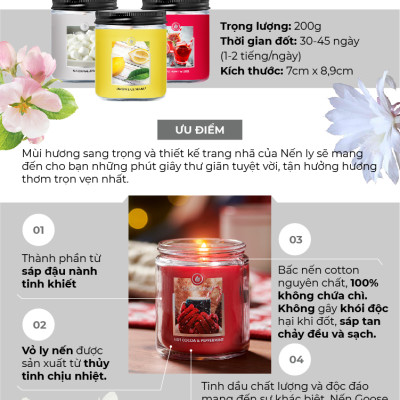 Nến ly Goose Creek (200g) - Vanilla Sands