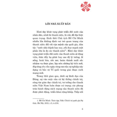 Khơi dậy khát vọng phát triển đất nước phồn vinh, hạnh phúc của thanh niên Việt Nam (bản in 2023)