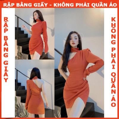 Rập giấy A0 mã 1440 - đầm lêch vai (BẢN VẼ)