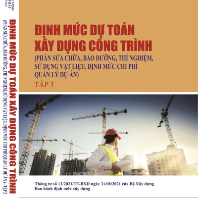 Combo 4 Quyển Sách  Định Mức Dự Toán Xây Dựng Công Trình
