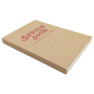 Sổ Vẽ Khâu Gáy A5 80 Tờ Sketch Book - ZEN art 8719 - Màu Nâu