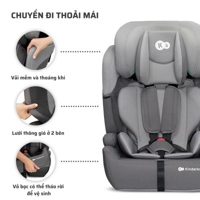 Ghế ngồi ô tô Kinderkraft Comfort up isize cho bé từ 15 tháng đến 12 tuổi - Hàng chính hãng