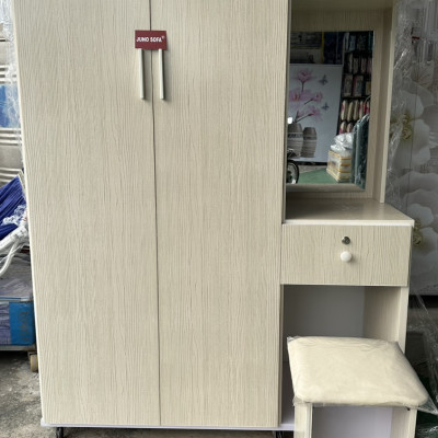 Tủ áo kèm bàn trang điểm Tundo 1m2 x 1m75 x 48 cm Tặng ghế nệm
