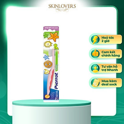 [ Mua 2 tặng 1 set kit ] Bàn chải đánh răng trẻ em PIERROT BABY