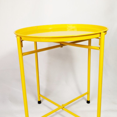 Bàn mâm tròn thép dành cho quán cà phê trà chanh trà sữa