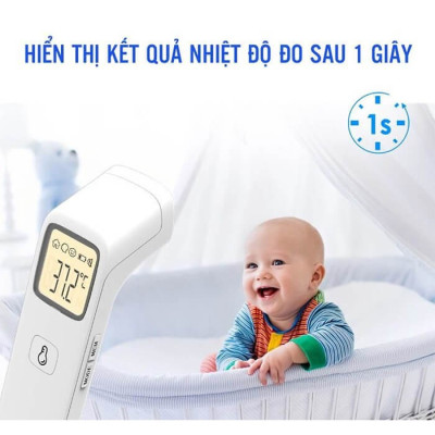 Nhiệt Kế Điện Tử Hồng Ngoại Đo Trán, Đo cơ Thể  Không Tiếp Xúc Jumper JPD-FR203