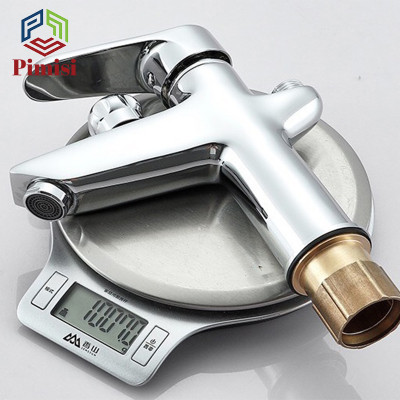 Vòi Chậu Liền Sen Pimisi PVS-108C Nóng Lanh (Lavabo 1 Lỗ) - Sáng Bóng, Cho Nhà Tắm | Chính Hãng