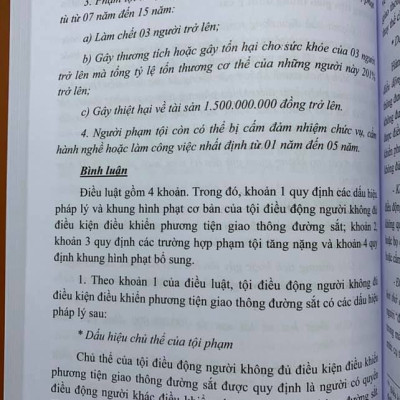 Bình Luận Khoa Học Bộ Luật Hình Sự  Năm 2015 (Sửa Đổi, Bổ Sung Năm 2017) Quyển 2 - Phần Các Tội Phạm