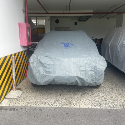 Bạt phủ ô tô chất liệu vải không dệt 3 lớp cao cấp thương hiệu MACSIM cho xe ô tô BMW 1 Series - màu ghi