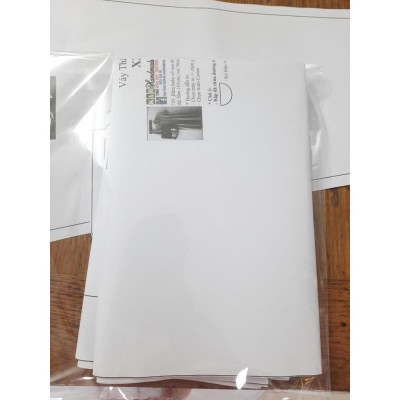 Rập đầm babydoll- Rập giấy A0 mã 729 (BẢN VẼ)