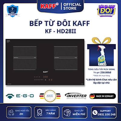 Bếp âm từ đôi nhập khẩu Germany KAFF KF-HD28II - Hàng Chính Hãng