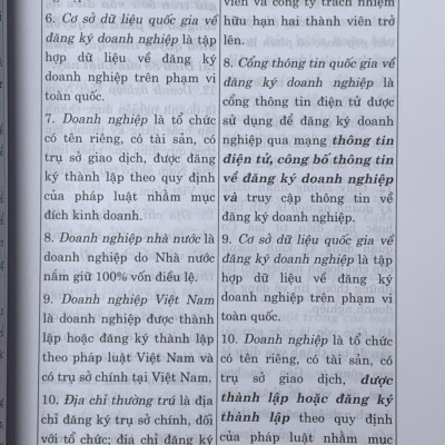 So Sánh Luật Doanh Nghiệp Năm 2020 Với Luật Doanh Nghiệp Năm 2014 