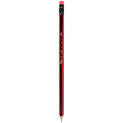 Hộp 12 Bút Chì Gỗ HB A1 Deep Dark + Gôm + Chuốt - DOMS 8716