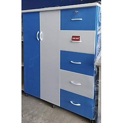 Tủ áo Nhựa JUPP Jang Mi ngang 1m05 x cao 1m25 x sâu 45 cm