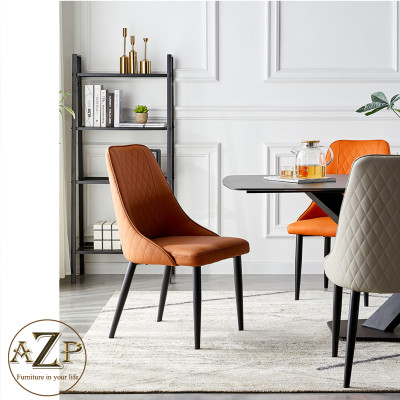 Bàn Ghế Ăn Phong Cách Đương Đại Châu Âu - Xu Hướng Hiện Nay Cho Không Gian Hiện Đại - Chân Thép Mặt Đá - Hàng Nhập Khẩu AZP