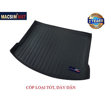 Thảm lót cốp xe ô tô Lincoln MKC 2015-2017 nhãn hiệu Macsim chất liệu TPV cao cấp màu đen(D0218)