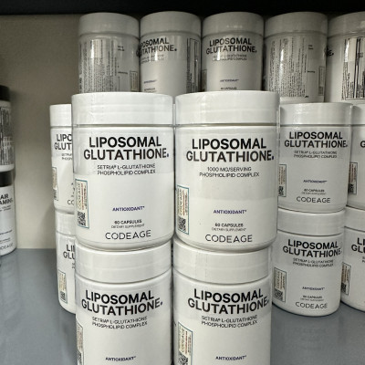 Codeage Liposomal Glutathione 1000mg - Viên Uống Trắng Da, Giảm Nám Sạm - Nhập Khẩu Chính Ngạch Có Tem Phụ, Tem Chống Hàng Giả