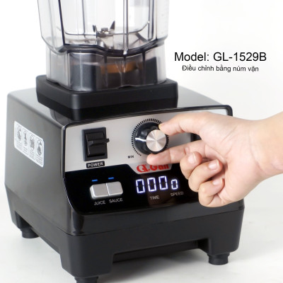 Sinh Tố Công Nghiệp Gali GL-1529B Dung tích 2 Lít, Motor 100% dây đồng đảm bảo độ bền bỉ, bảng điều khiển dạng cảm ứng, lưỡi dao bằng thép không gỉ. Hàng chính hãng bảo hành 24 tháng