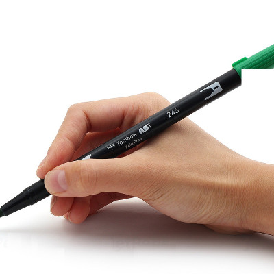 Bút lông cọ hai đầu Tombow ABT Dual Brush Pen - Brush/ Bullet - Mauve (817)