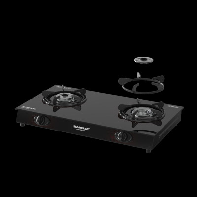 BẾP GAS DƯƠNG KÍNH SUNHOUSE SHB2025 - Hàng Chính Hãng