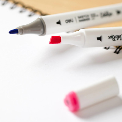 Hộp Bút 12 Màu Deli Marker Colorun - Deli EC187-12