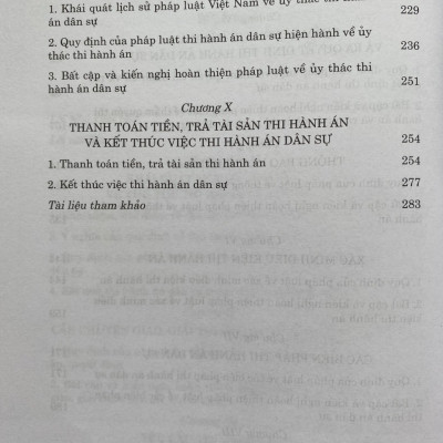 Pháp luật về thủ tục thi hành án dân sự