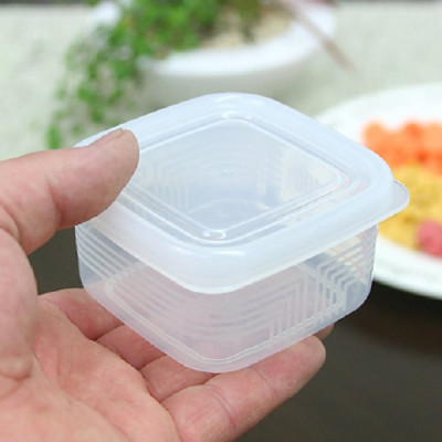 Combo 02 Set hộp nhựa Nakaya 200ml bảo quản thức ăn trong rủ lạnh, có nắp mềm - Nội địa Nhật (03 hộp/Set)
