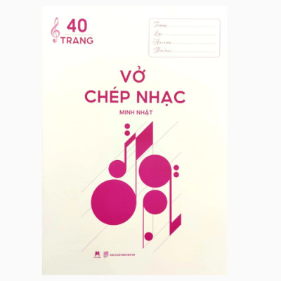 Vở Chép Nhạc 40 Trang (20.5*29.5) (Huy Hoàng)