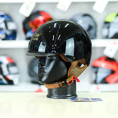 (Tặng Tai Mèo) Nón Bảo Hiểm Nửa Đầu Kính Âm - Lót có thể tháo rời - màu sắc đa dạng - khóa chắc chắn