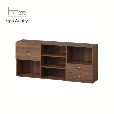 [Happy Home Furniture] WESLEY, Tủ trang trí - 4 hộc kéo ,  140cm x 30cm x 60cm ( DxRxC), THK_048
