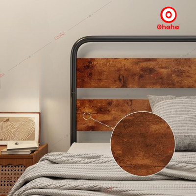 [ Miễn phí giao hàng và lắp đặt TP. HCM] Giường ngủ sắt hiện đại Ohaha - GS009