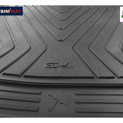 Thảm lót cốp xe ô tô BMW new X5 G05 2019+ nhãn hiệu Macsim 3W chất liệu TPE cao cấp màu đen