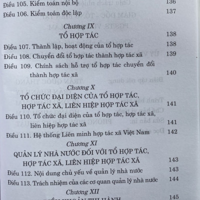 Luật Hợp Tác Xã 