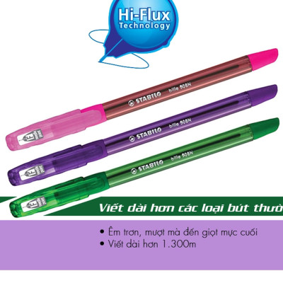 Bút bi STABILO Bille BP508N - BP508NF-RD-Đỏ
