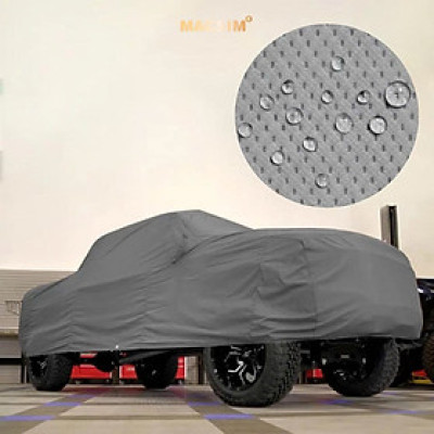 Bạt phủ ô tô chất liệu vải không dệt 3 lớp cao cấp thương hiệu MACSIM cho xe ô tô Jeep Jam 1500 - màu ghi