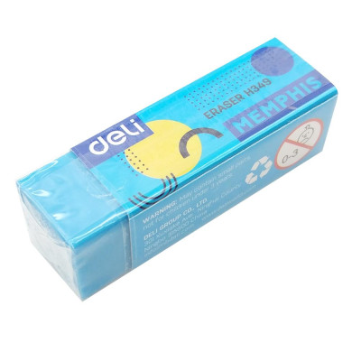 Gôm Tẩy Deli EH349 - Màu Xanh Dương