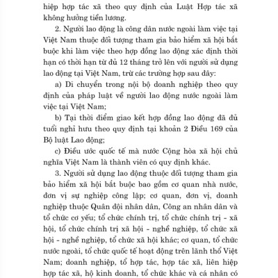 Luật bảo hiểm xã hội năm 2024 - bản in 2024