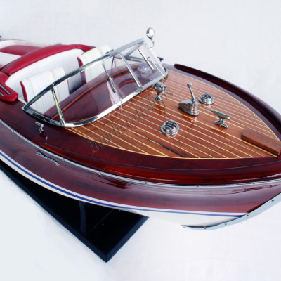 Mô hình tàu cao tốc Riva Aquarama 50cm (Nệm đỏ trắng)