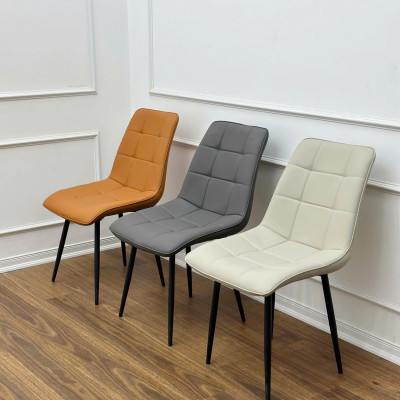 Bộ bàn ăn mặt đá ghế caro Juno Sofa 1m2 kèm 4 ghế tiện lợi giá rẻ