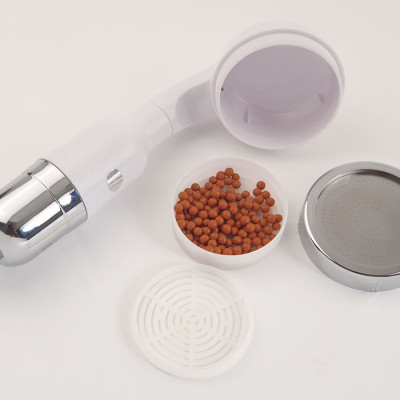 Bộ tay dây sen siêu tăng áp lõi lọc Nano Eurolife EL-109SH-N (Trắng bạc)