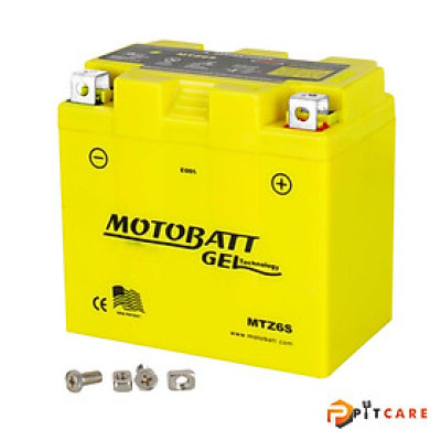 Bình Ắc Quy GEL MotoBatt MTZ6S 12V 5Ah CCA95 Cho Nhiều Mẫu Xe Thông Dụng