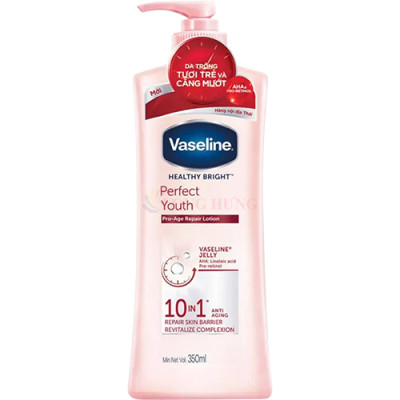 Sữa dưỡng thể Vaseline Healthy Bright Perfect Youth (100ml/350ml) - Hàng chính hãng
