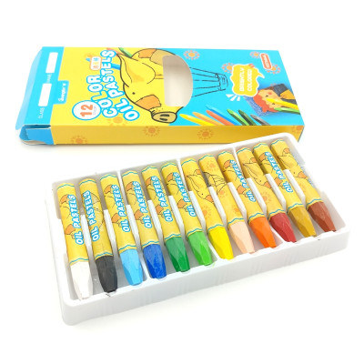 Sáp Dầu Hộp Giấy 12 Màu GUBHQT04545