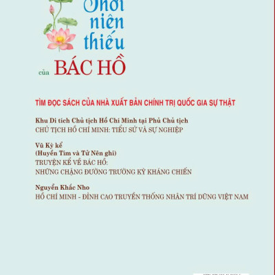 Thời niên thiếu của Bác Hồ (Xuất bản lần thứ hai)