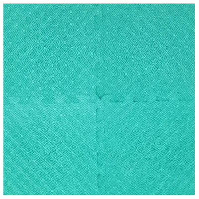 Bộ 4 tấm Thảm xốp lót nền nhà ECOBABY, thảm xốp chống va đập, không thấm nước đạt tiêu chuẩn Mỹ và Châu Âu - kích thước 1 tấm 50x50cm, độ dày 1cm - màu xanh ngọc