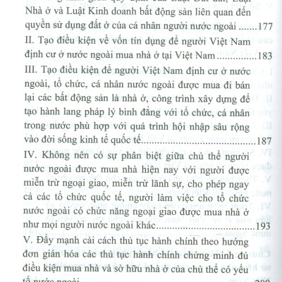 Quyền Sở Hữu Nhà Ở Của Chủ Thể Có Yếu Tố Nước Ngoài Tại Việt Nam (Sách chuyên khảo)