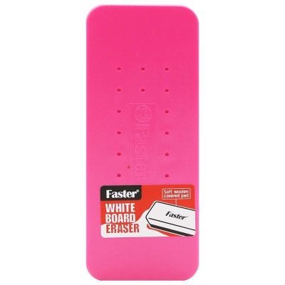 Vỉ 2 Bút Lông Bảng Faster 500 Mực Xanh Và Đen + Đồ Bôi Bảng - Faster WBE-F-SET6-BLBK (Mẫu Màu Giao Ngẫu Nhiên)